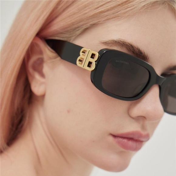 AUTHENTIC NEW BALENCIAGA SUNGLASSES BB0310SK 001 - Picture 6 of 9